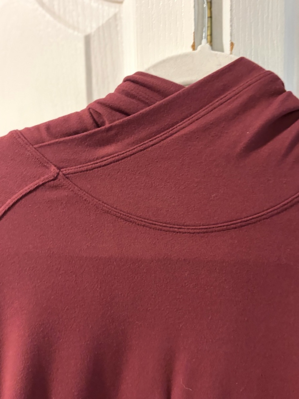 Lululemon Lightweight Burgundy Hoodie | Athleisure Pullover | - Picture 4 of 7